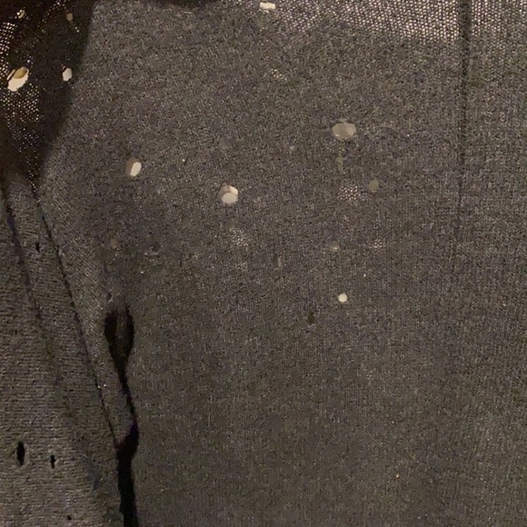 Express Distressed Oversized Holey Cardigan EUC - Picture 7 of 15